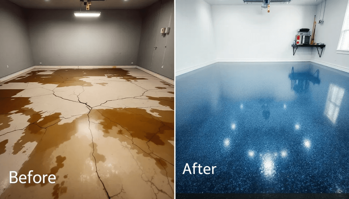 Common issues with epoxy garage floors and their solutions.