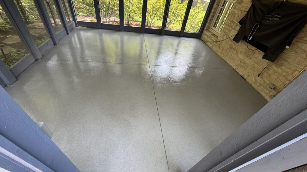 basement epoxy floor