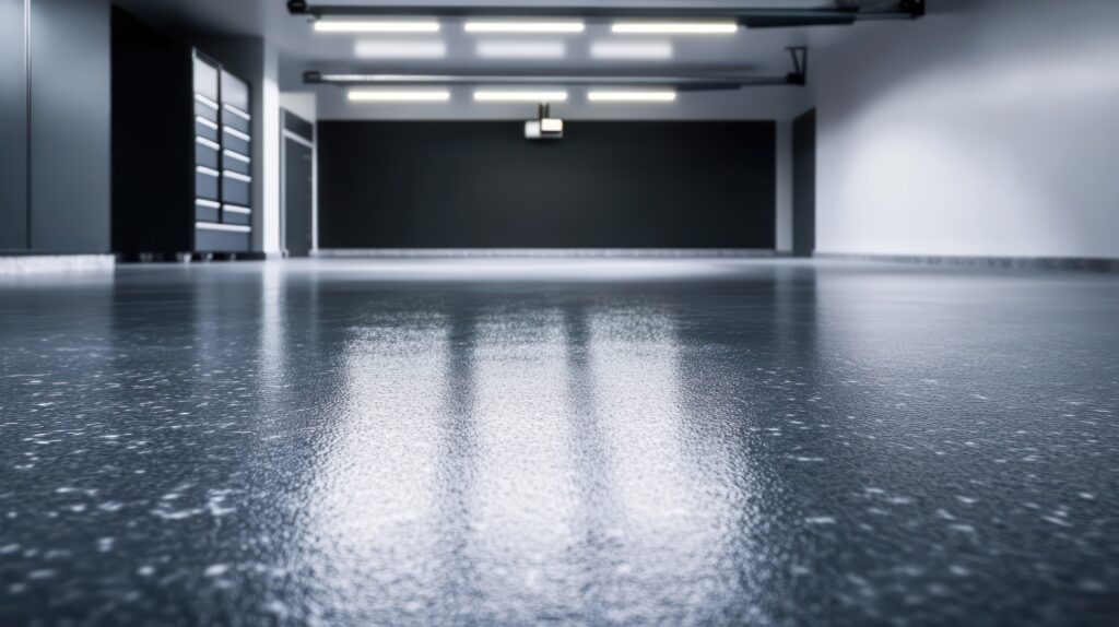 gray garage floor coating