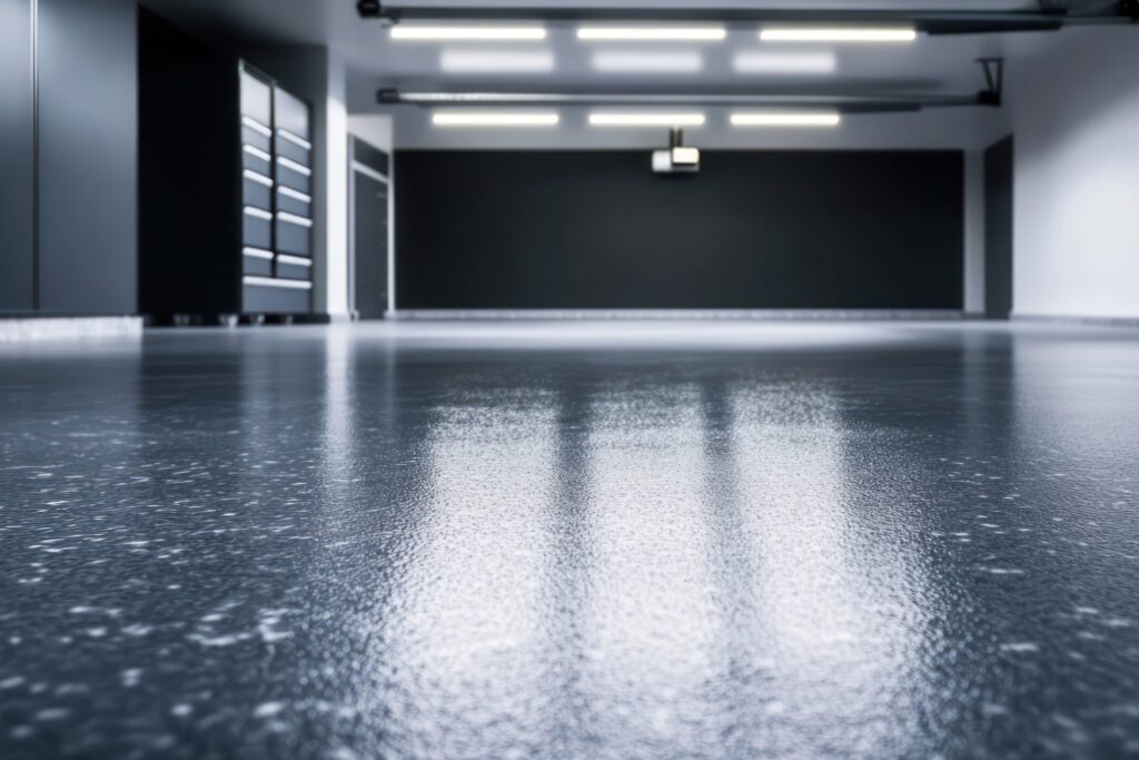 gray garage floor coating