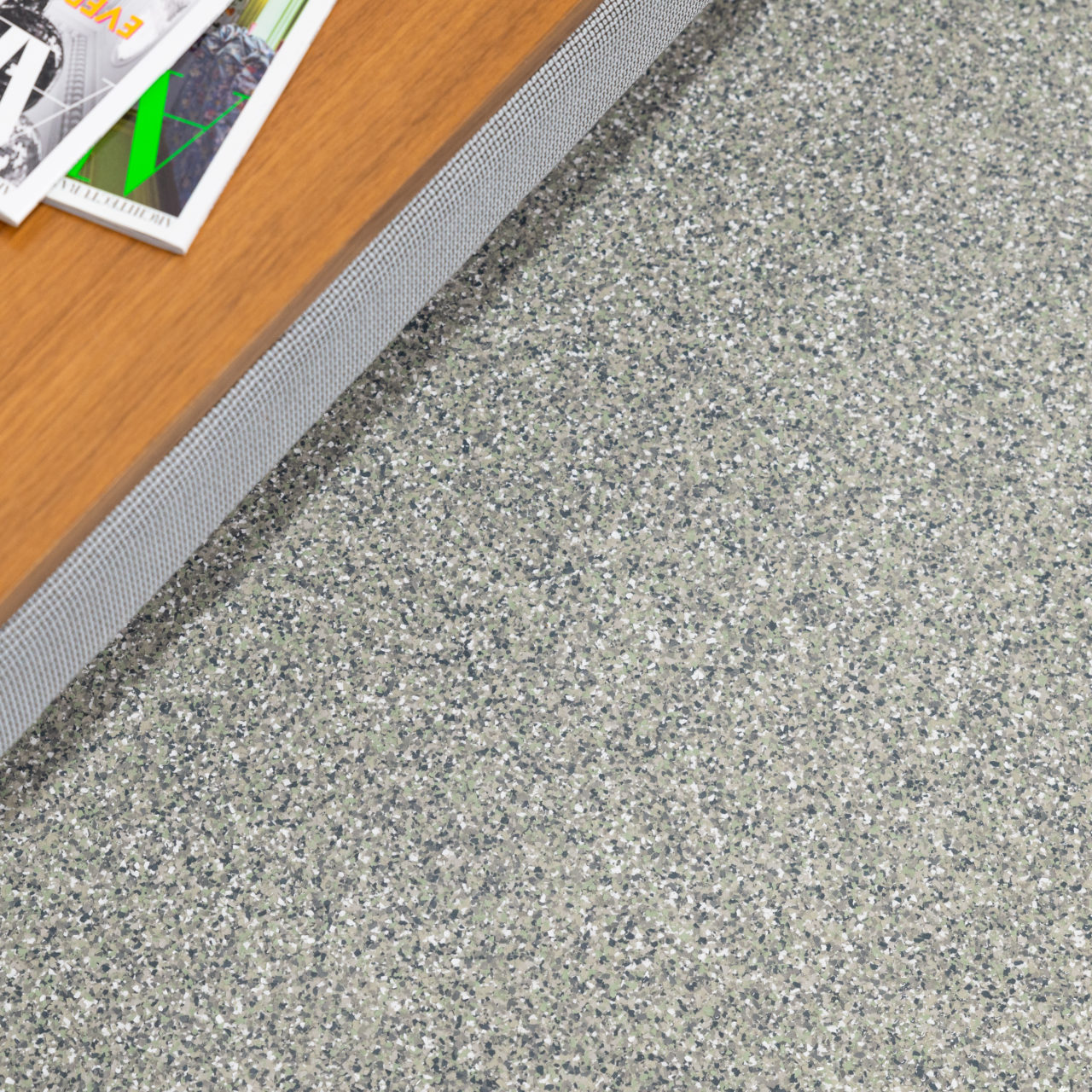 epoxy flake color thyme in garage